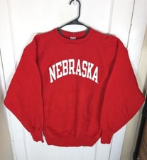 Vintage 90s Nebraska Cornhuskers Football Champion Reverse Weave 2XL Spellout