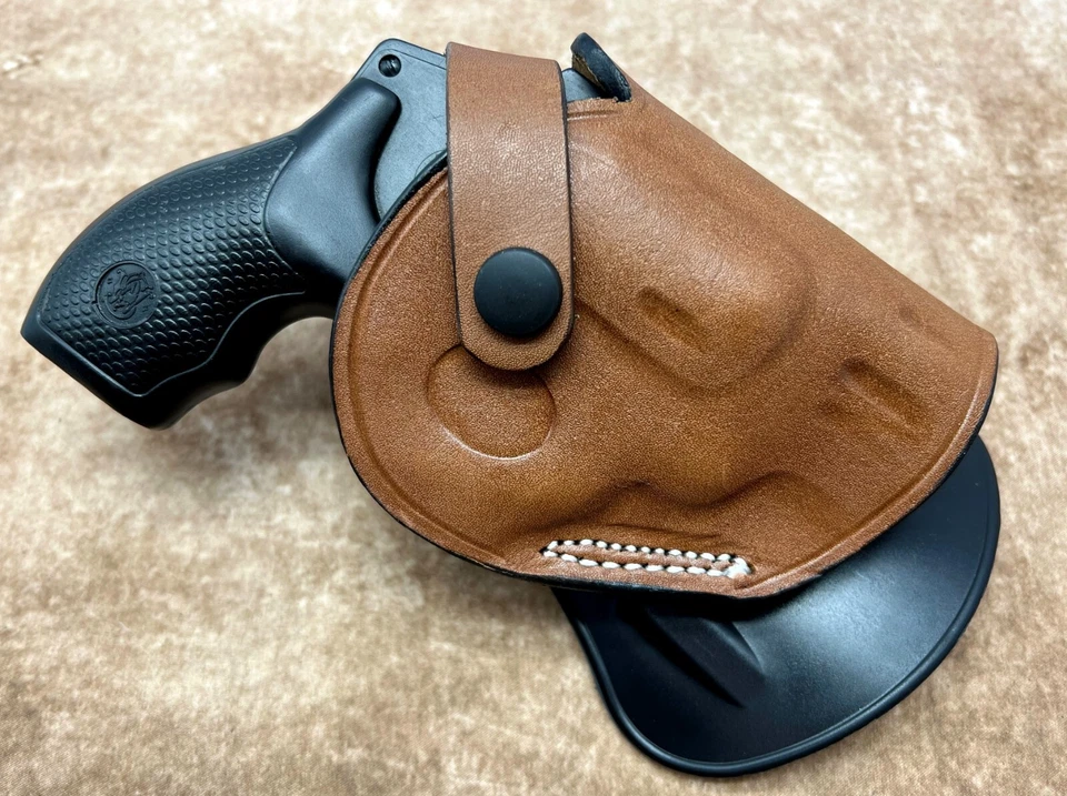 For 2" TAURUS 856 605 942, Right Hand Leather OWB Roto Paddle Holster - Image 2 of 4