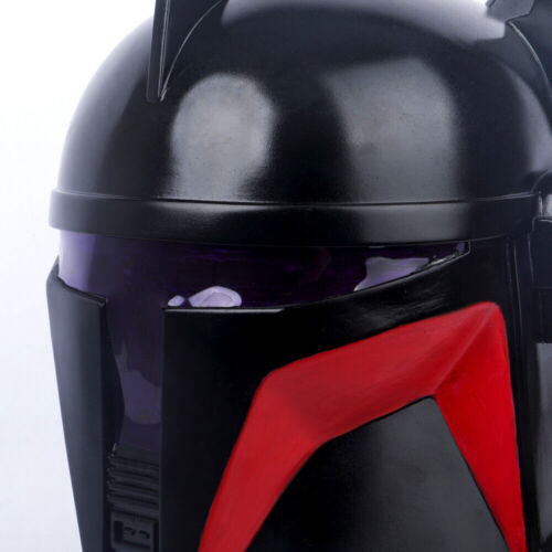 Star Wars Mandalorian Moff Gideon Helmet Cosplay Props PVC Full Mask Halloween - Picture 10 of 12