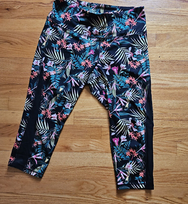 Old Navy - Active - Go-Dry - Capri Leggings - Tropical Print - Women's - XL  | eBay