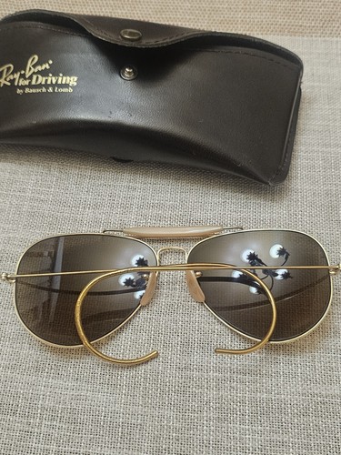Vintage Ray Ban Bausch & Lomb klassische Pilotenbrille mit Etui gebraucht 62□14 M5 - Bild 7 von 17