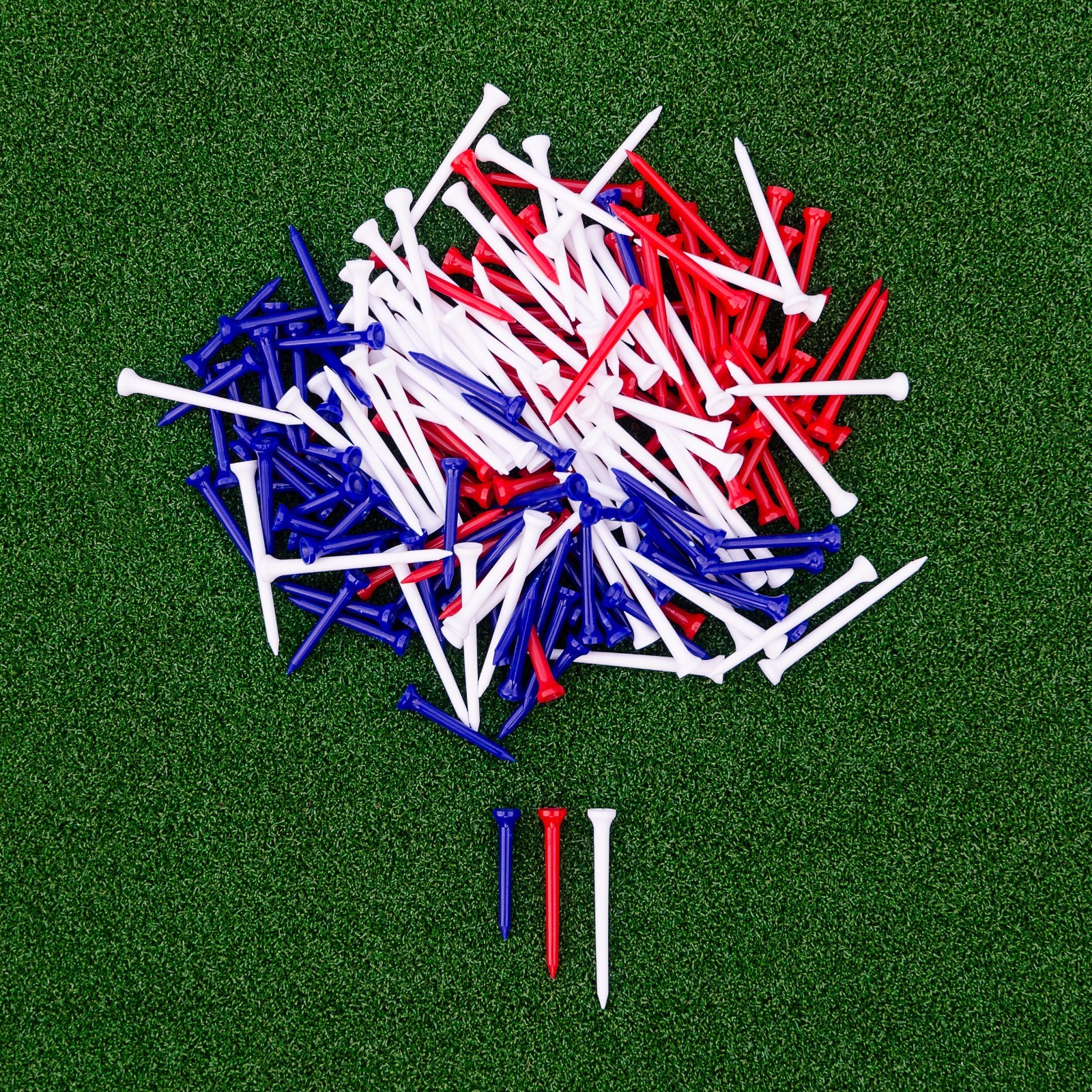 FORB Golf Tees Jumbo Pack of 200 Pro Durable Mixed Size Plastic Golf