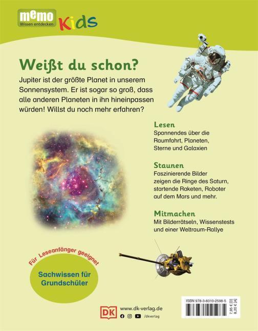 Thumbnail - Michael Schmidt Memo Kids. Weltraum 9783831025985