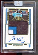 2023 Panini Three and Two Jacob Berry Auto Patch Relic 3/8 #AJ-JB Marlins