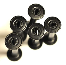 5-(five) Kodak empty metal 120 film spools.