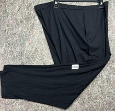 Eileen Fisher Womens Pants Black Pull On Waist Band XL Made In USA