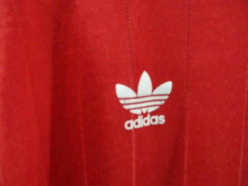 Adidas Vintage 80s Red Soccer Jersey #10 Large Red Made in USA FLAW - Picture 3 of 10
