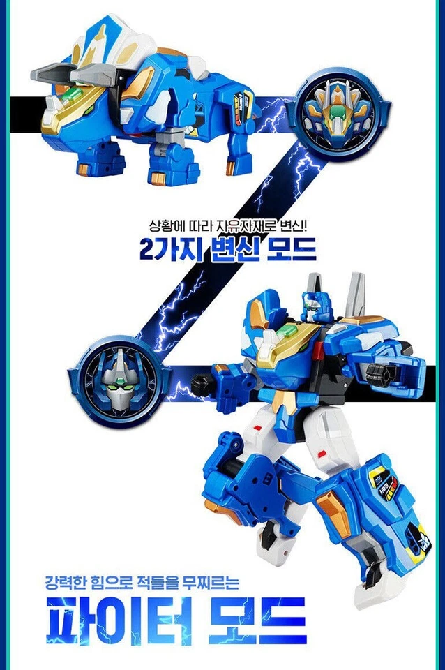 Dino Core 4 EVOLUTION MEGA D-FIGHTER TRI Transforming Robot toy - Image 4 of 4