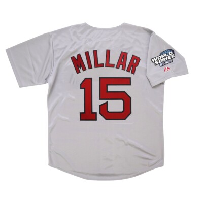 Kevin Millar 2004 Boston Red Sox Grey Road World Series Jersey Men's (S-3XL) | eBay Kevin Millar 2004 Boston Red Sox Grey Road World Series Jersey Men's (S-3XL) | eBay