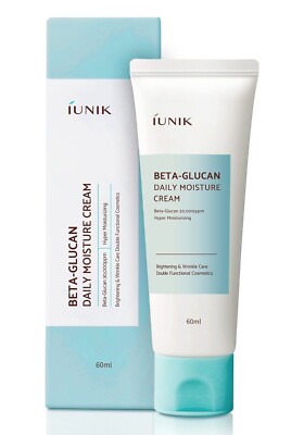 iUNIK Beta Glucan Daily Moisture Cream 60ml US SELLER 2 PACKS Exp 07/25