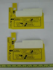 New Old Stock Lot of 2 Restraint Cartridge Cleaning Cartridges Electronics 