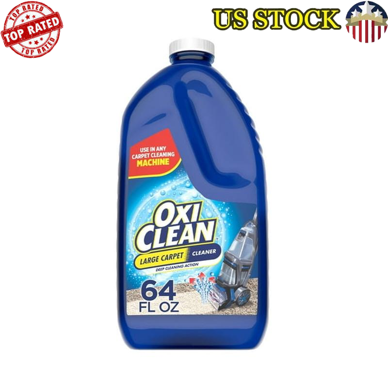 Carpet Cleaner Liquid Solution Steam Machines Deep Clean Stain Remover 64 fl oz-image