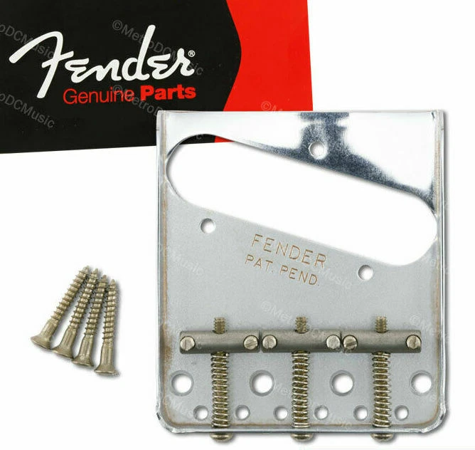 Bridge FENDER TELECASTER PAT.PEND 0997210000 Roadworn guitarTELE 3 saddles