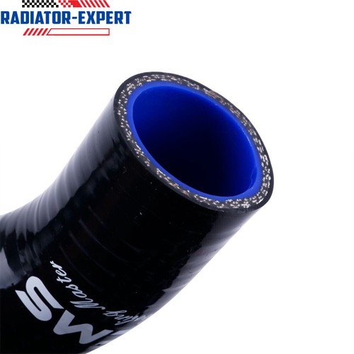 For 85-89 Fiat Uno Turbo I.E. MK1 1.3L Silicone Intercooler Hose Black 4Pcs - Picture 6 of 6