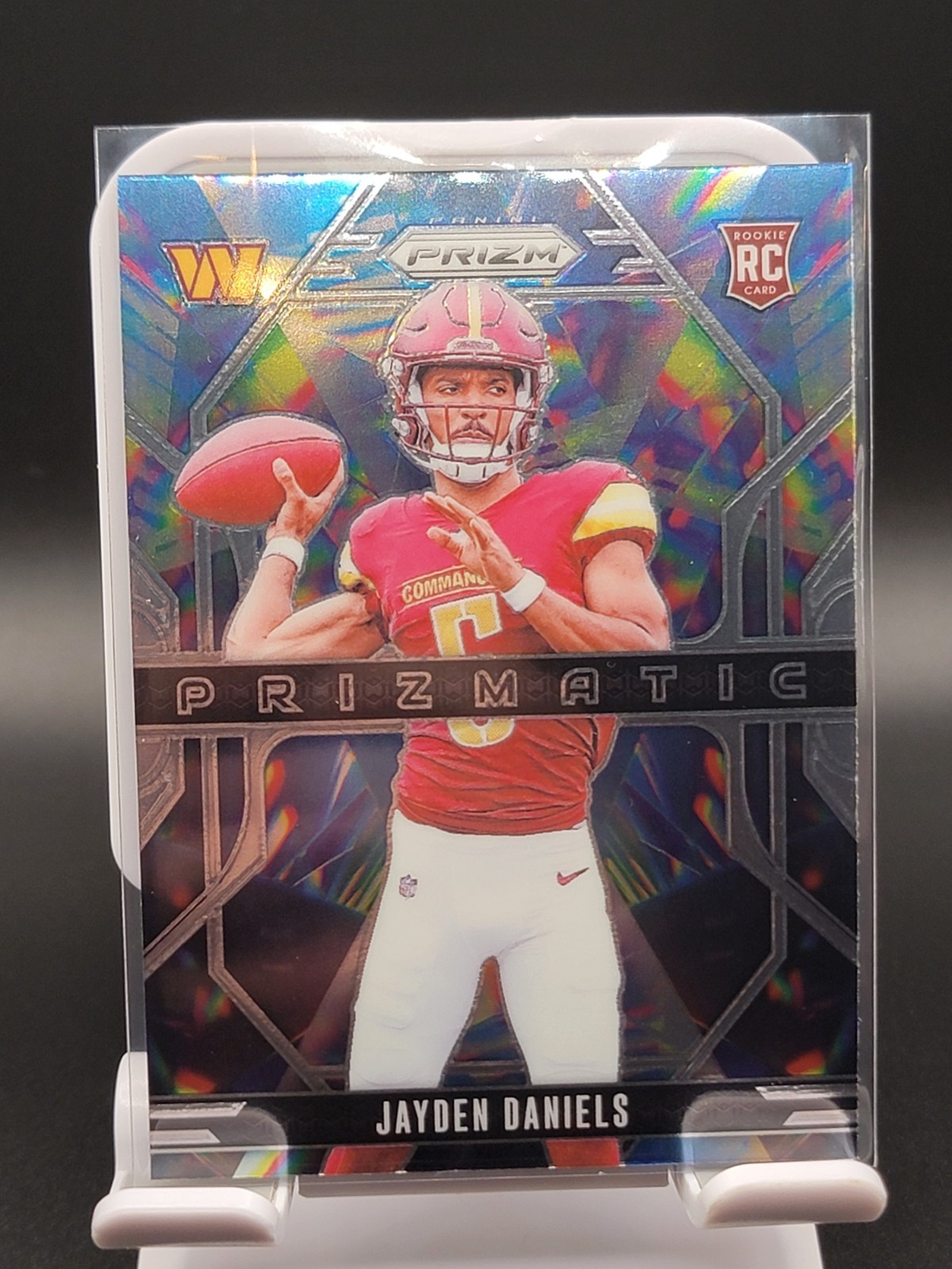 2024 Panini Prizm Prizmatic Jayden Daniels #3 RC Commanders