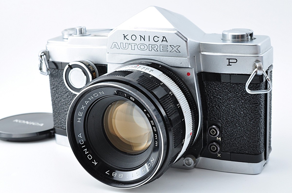 Konica フィルム一眼 AUTOREX P 52mm F1.8 🚀🎁《Near MINT》Konica Autorex P Full & Half Frame Film
