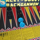 Vintage Milton Bradley Chess, Checkers, Acey-Ducey, Backgammon Board Game 3 In 1 — photo 3