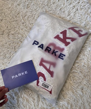 Parke Grey/Red Crimson Mockneck Sweatshirt Brand New Size S/M SAME DAY SHIP