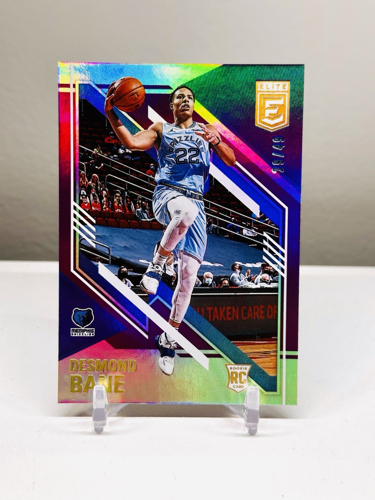 2020-21 Donruss Elite Rookies PURPLE /49 Desmond Bane #121 Rookie RC