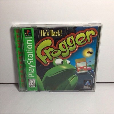 Hasbro Interactive Frogger Sony PlayStation 1 NTSC-U/C E Manual Included
