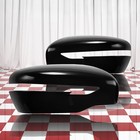 Set of 2 Left and Right Chrome Top Half Mirror Covers for 2014-2017 Nissan Juke