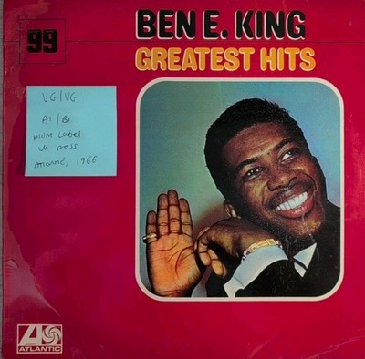 Ben E King Greatest Hits Vinyl Record VG/VG 2464 010 1966 1st Press Plum Label