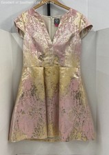 Vince Camuto Pink Yellow Dress Size 14