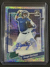 Panini Donruss 2023 Diego Cartaya #RPS-DC Dodgers Silver Mojo Prizm /25 Auto RC