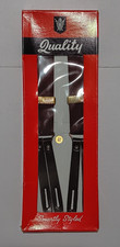 Vintage Quality Brand Braces Suspenders Union Made 1950's New Original Box - NOS