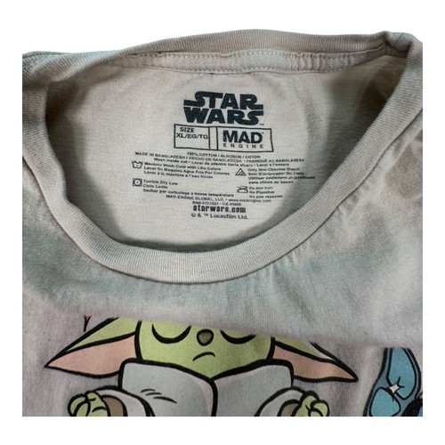 Star Wars Grogu Baby Yoda Maglietta Grafica Fungo Uomo XL - Foto 3 di 8