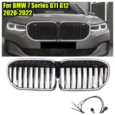 LED Front Kidney Single Line Grille Grill Light For BMW 7 Series G11 G12 2020-22