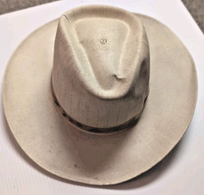 Vintage Koko Kooler Roper Straw Cowboy Hat 6 7/8 Mexican American Hat Co St. Lou