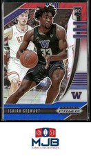 2020 Prizm Draft Picks Collegiate Isaiah Stewart Red White and Blue Rookie #26