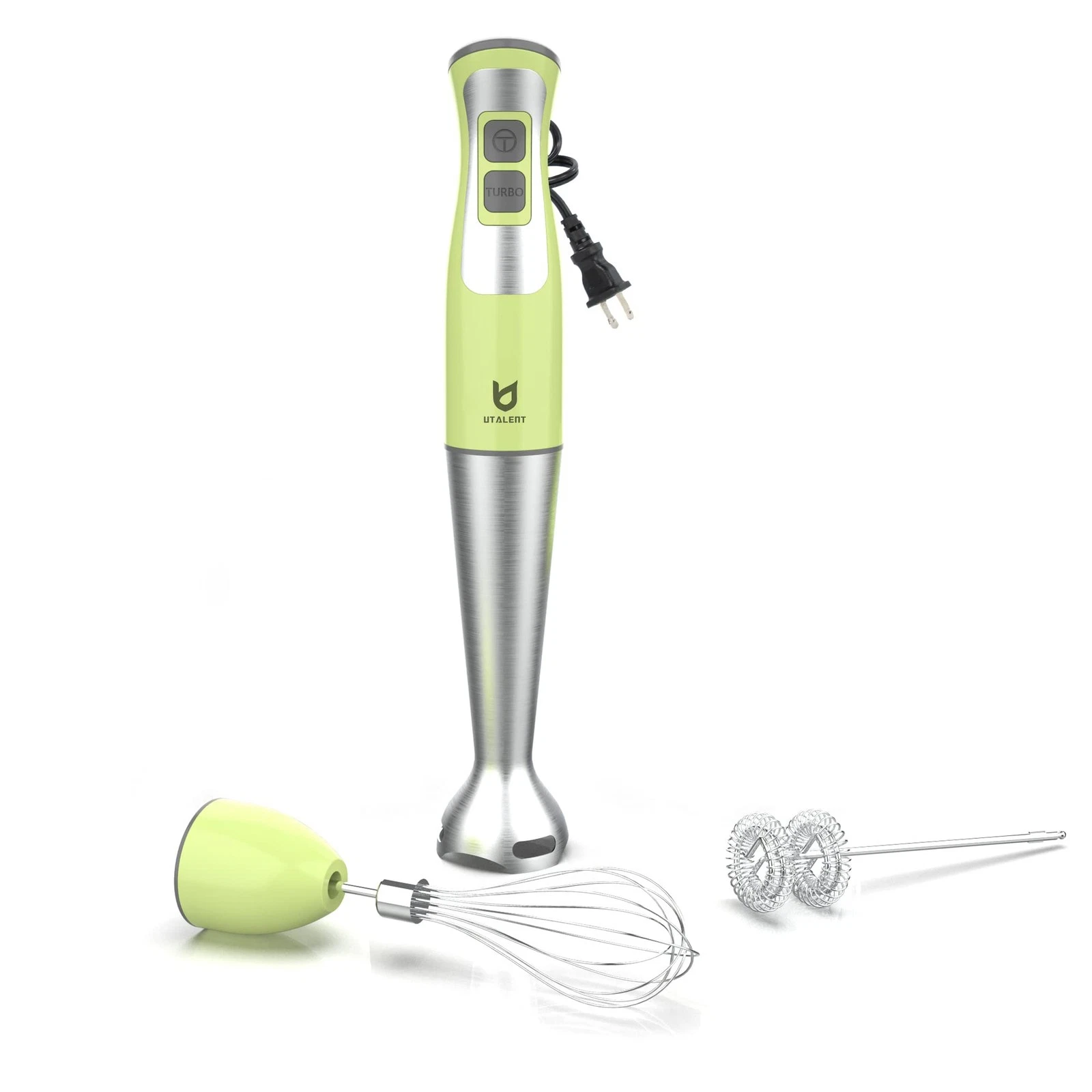 Immersion Hand Blender, 3-in-1 8-Speed Stick Blender with Milk Frother, Egg W...