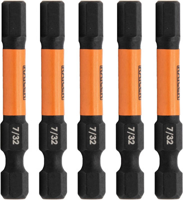 Hex 7/32'' Impact Driver Bit -  Allen Wrench Drill Hex Bits. 1/4 Quick Release S2