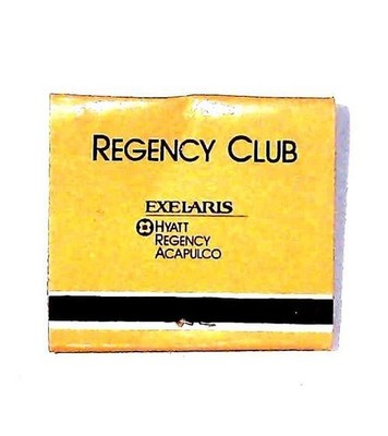 Regency Club, Exelaris, Hyarr Regency Acapulco, M&M Nachman, Vintage Matchbook