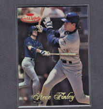 1998 TOPPS GOLD CLASS 3 RED LABEL MISSING SERIAL #36 STEVE FINLEY PADRES SSP