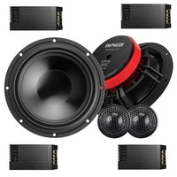 16,5Cm 6,5 Zoll 2-Wege Auto Lautsprecher Komponenten System Made In Germany