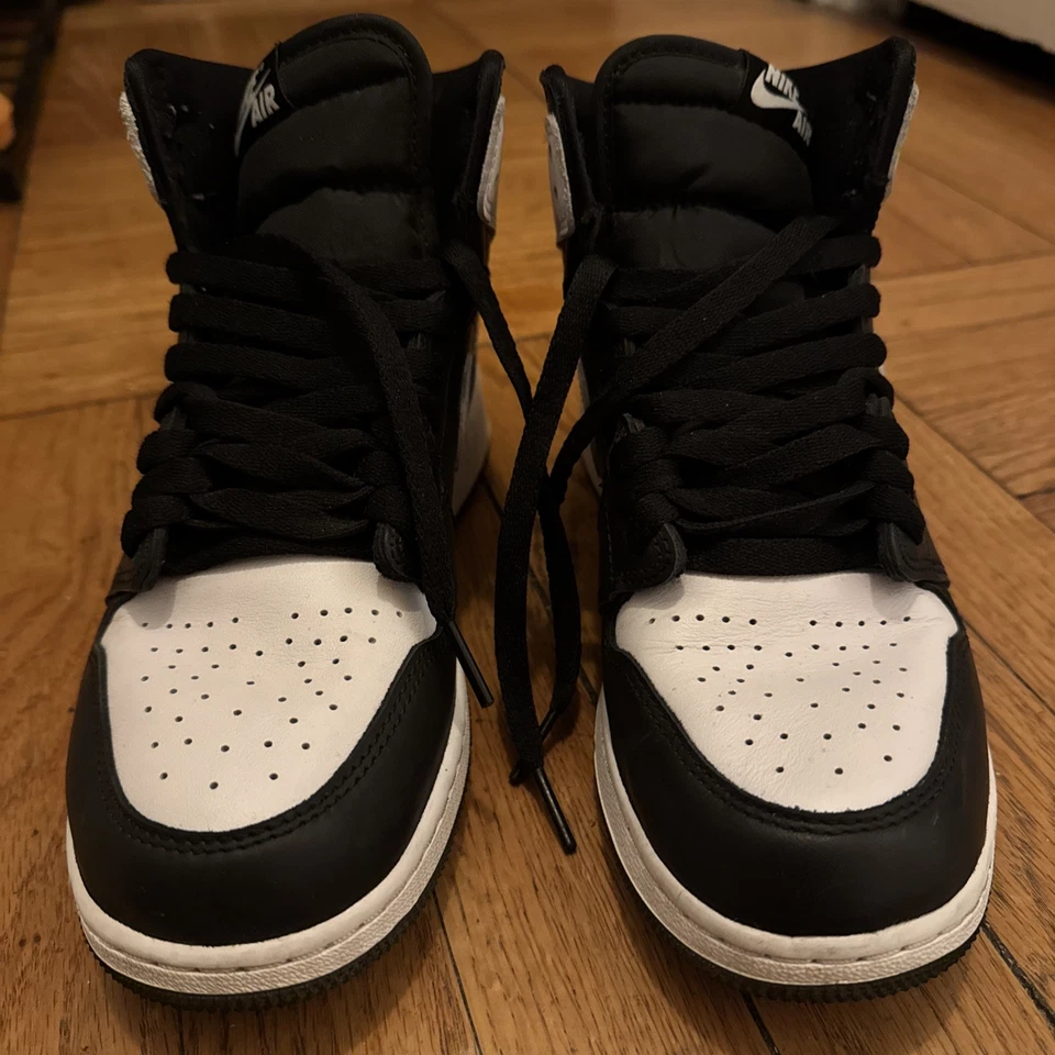 Jordan 1 Retro '85 OG Alto Negro/Blanco-Blanco 6.5 Y ¡NUEVO EN CAJA! Foto 4 de 4