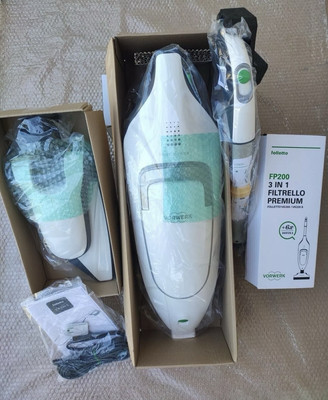 Vorwerk Folletto VK 220 S Fiera Expo Original Last Model VK220S + HD65S