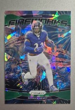 2024 Panini Prizm - Fireworks Derrick Henry #10 Green Ice Prizm