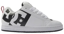 DC Court Graffik SQ Shoe - White / Black / Black - New