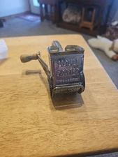 Vintage MOULI Rotary Hand Cheese Grater, Wood Handle Made in France