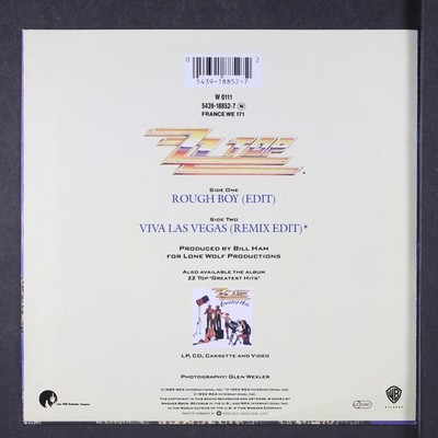 ZZ TOP: rough boy / delirious WB 7
