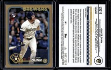 2024 Topps Update Series Gold #US310 Oliver Dunn Rookie RC /2024