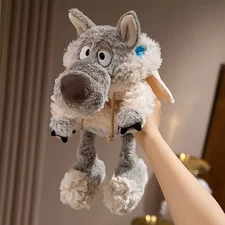 Wolf in Sheep Clothing  13.8 in/35 cm; Adorable  Stuffed Toy Cuddly Collectible