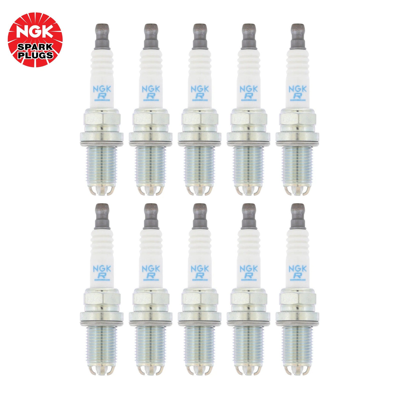 NGK 3199 BKR6EQUP Laser Platinum Spark Plugs 10-Pack for Audi/BMW