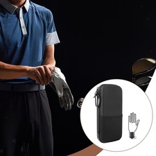 Hard Shell Golf Glove Organizer Case with Accessory Organiser Slots Portable