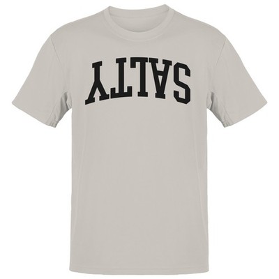 Salty Upside Down Bold Text Men's T-Shirt
