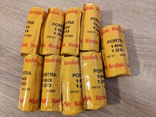 9x rolls of Kodak Portra 160 120 Color Film Exp 4/2020 Stored Frozen